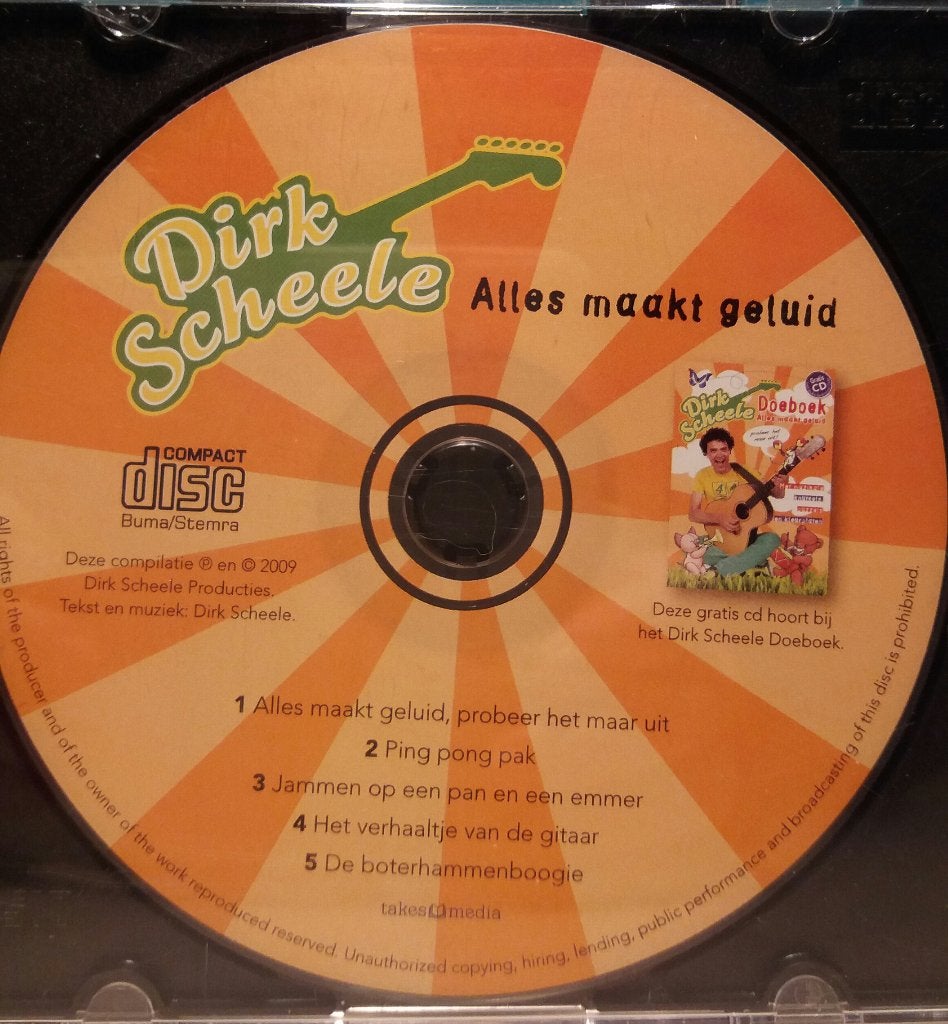 Dirk Scheele - Alles Maakt Geluid CD (Krasvrij), 6 tot 9 jaar, Ophalen of Verzenden, Zo goed als nieuw, Muziek