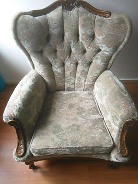 barokstoel barokfauteuil barok rookstoel fauteuil gratis, Ophalen, Gebruikt, Minder dan 75 cm, 75 tot 100 cm