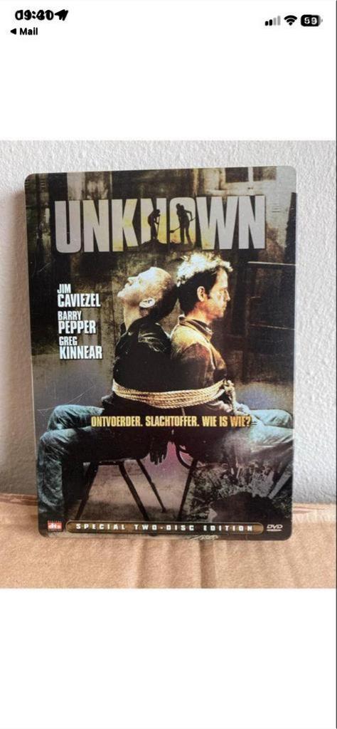 Unknown - Special Two-Disc Edition DVD Steelcase, Vanaf 16 jaar, Ophalen of Verzenden, Gebruikt, Actiethriller