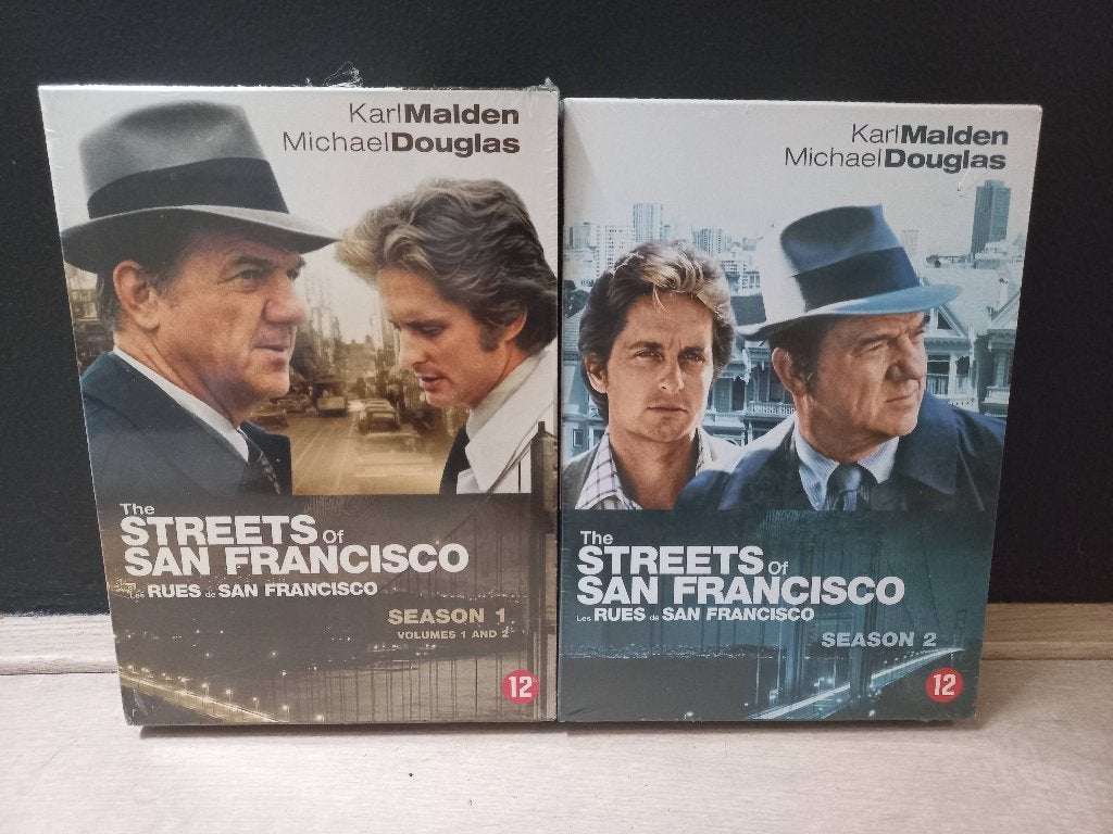 The Streets of San Francisco Seizoen 1+2 (12xDVD) TV-Serie, Cd's en Dvd's, Engels, Alle leeftijden, Nederlands, Seizoen 1