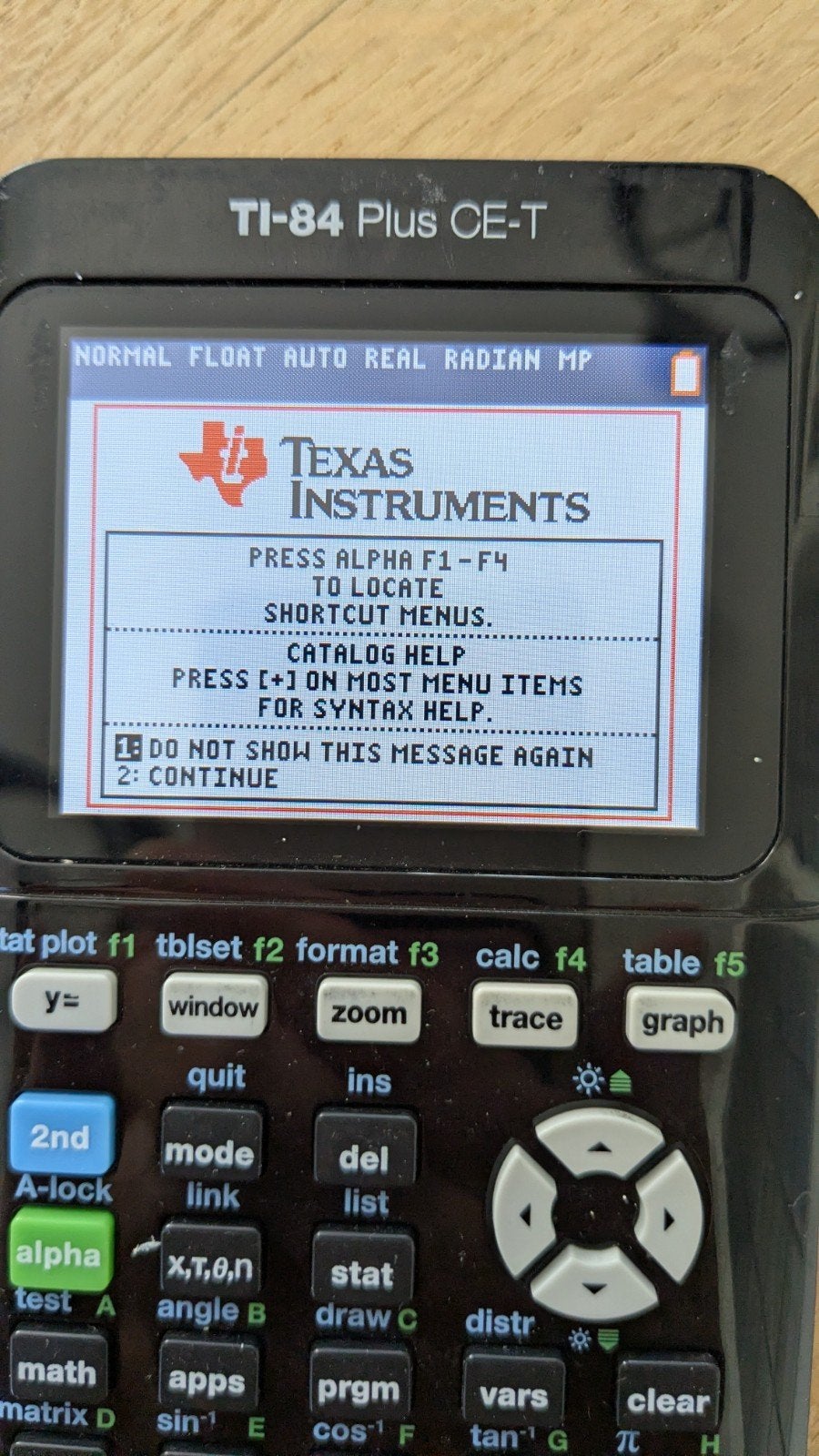 Texas TI-84 plus CE-T rekenmachine, Ophalen of Verzenden, Gebruikt
