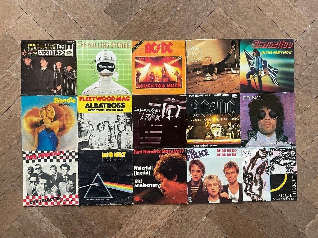 Partij 7 inch vinyl singles, Cd's en Dvd's, Vinyl Singles, Originele persing, 7 inch, Ophalen of Verzenden, Zo goed als nieuw
