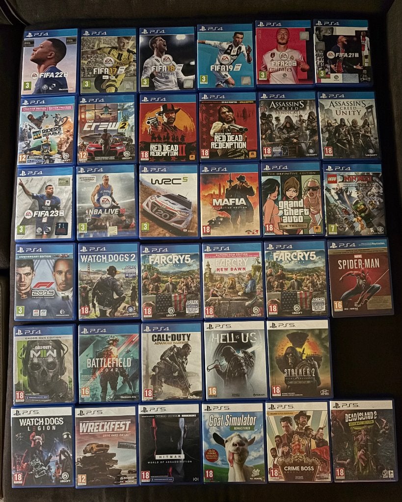 35 Games PlayStation PS4 / PS5, Ophalen of Verzenden, Zo goed als nieuw