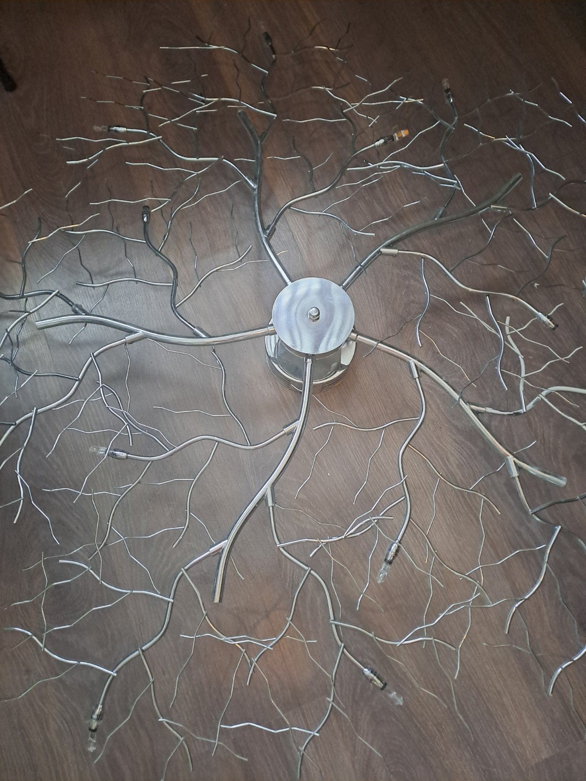 plafondlamp, Ophalen, Gebruikt, 100 tot 150 cm, Modern, design, boomtakken