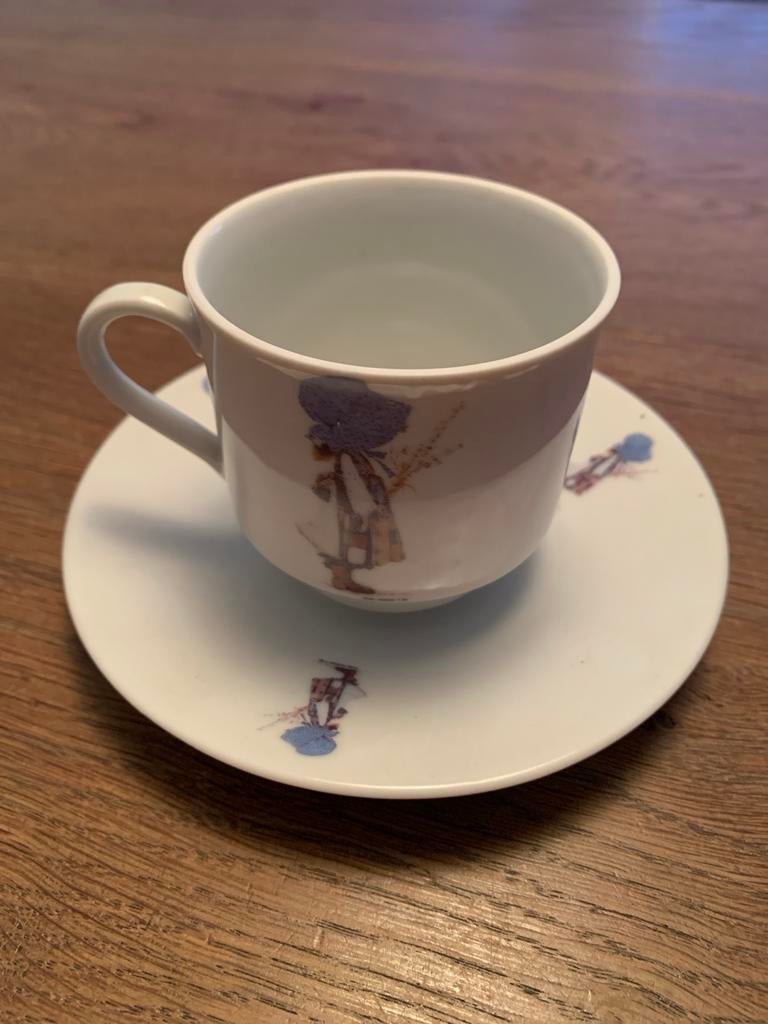 Holly Hobbie kop en schotel Bavaria - voor de verzamelaar, Huis en Inrichting, Keuken | Servies, Gebruikt, Ophalen of Verzenden