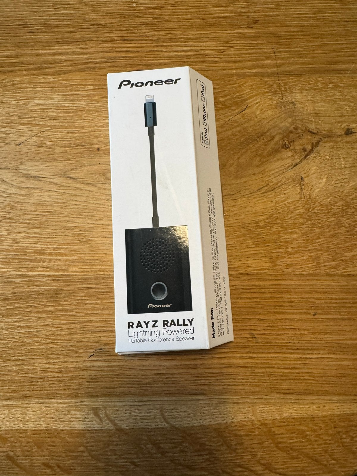 Pioneer RAYZ Rally Lightning Powered Draagbare Speaker, Ophalen, Inclusief oplader, Nieuw, Draagbare speaker