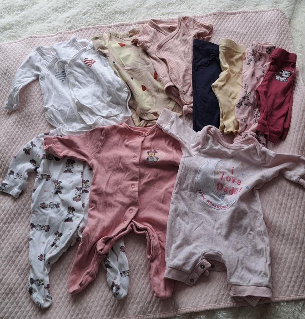 11-delige kledingset voor pasgeborenen, maat 50-56, Kinderen en Baby's, Babykleding | Overige, Ophalen of Verzenden, Gebruikt