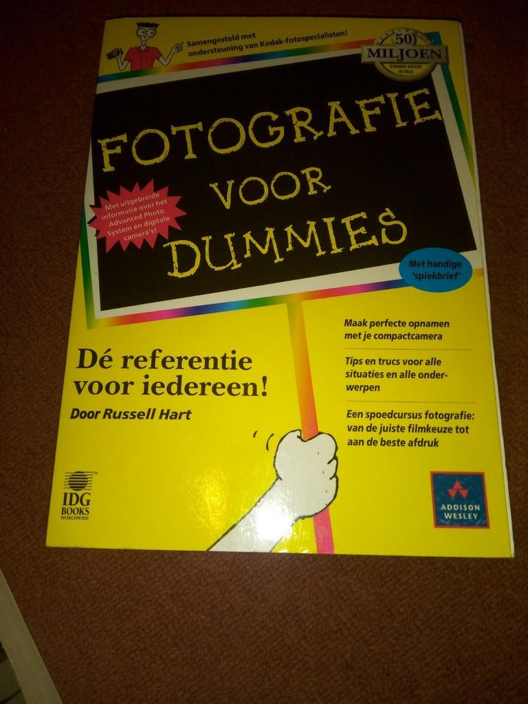 Fotografie Voor Dummies - Dé Referentie voor Iedereen!, Boeken, Verzenden, Gelezen, Fotografie algemeen, Russell Hart