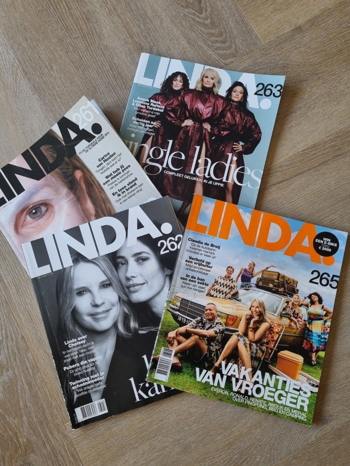 LINDA magazines 4x, Ophalen of Verzenden, Zo goed als nieuw, Damesbladen
