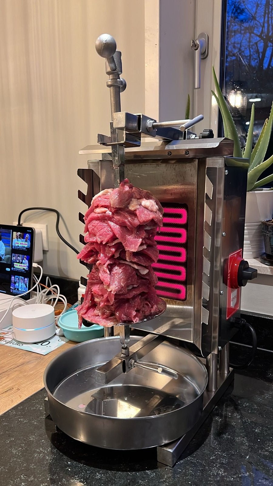 Professionele Elektrisch Döner Grill - Zo goed als nieuw, Ophalen, Zo goed als nieuw