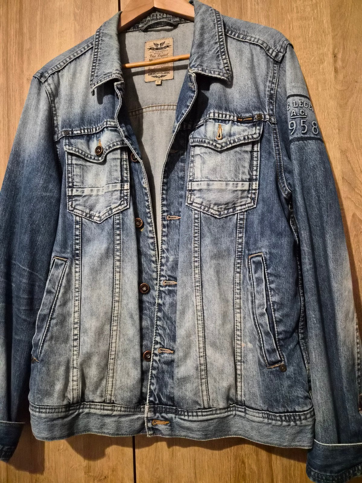 PME Legend Spijkerjas Maat XL, Blauw, Maat 56/58 (XL), Ophalen of Verzenden, PME Legend