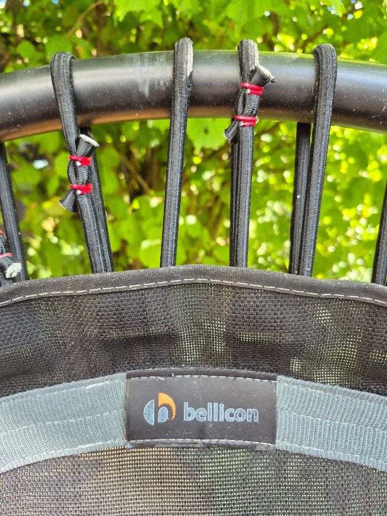 Minitrampoline Bellicon, doorsnede 112 cm, Sport en Fitness, Ophalen, Overige materialen, Gebruikt, Buik