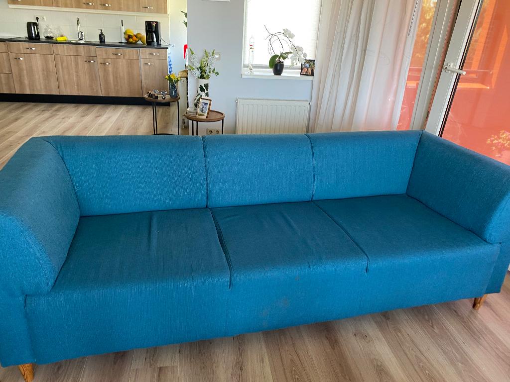 3 Zita bank kleur groen, Ophalen, Gebruikt, Driepersoons, 75 tot 100 cm