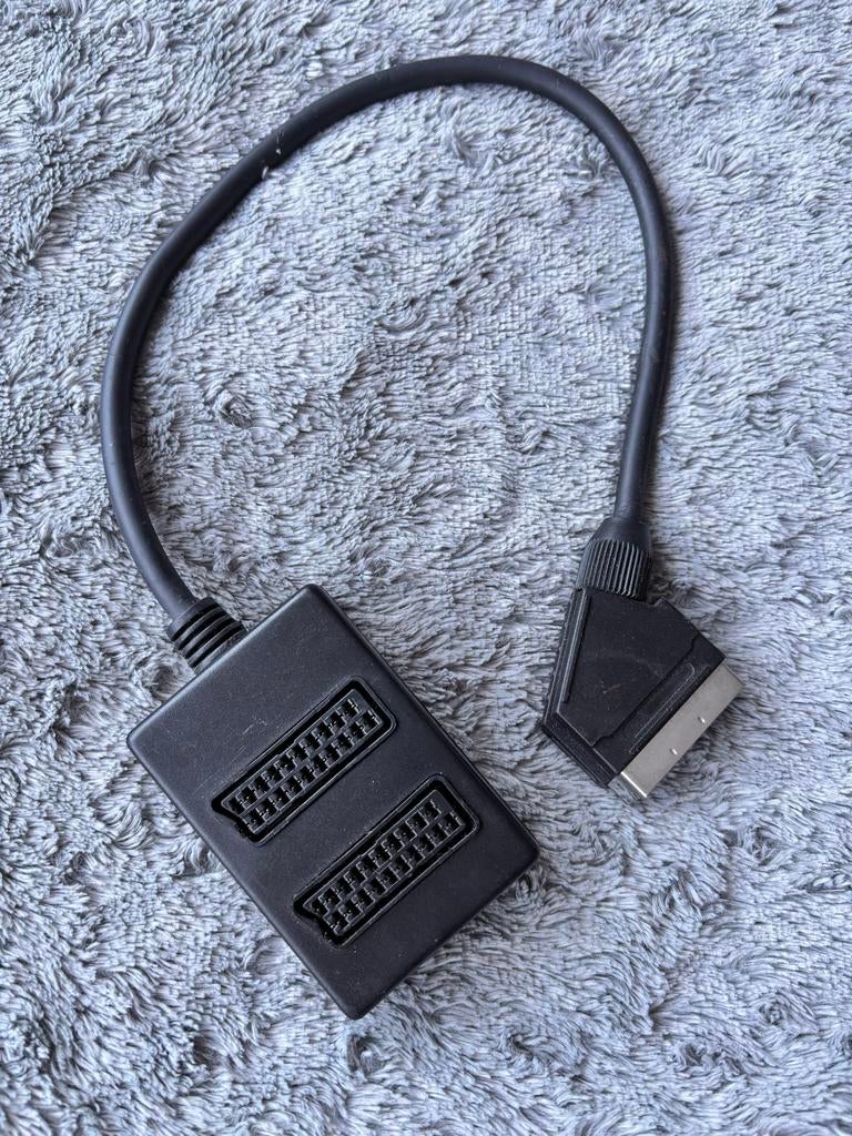 Scartkabel met 2 ingangen, Ophalen of Verzenden, Gebruikt, Minder dan 2 meter, Scartkabel
