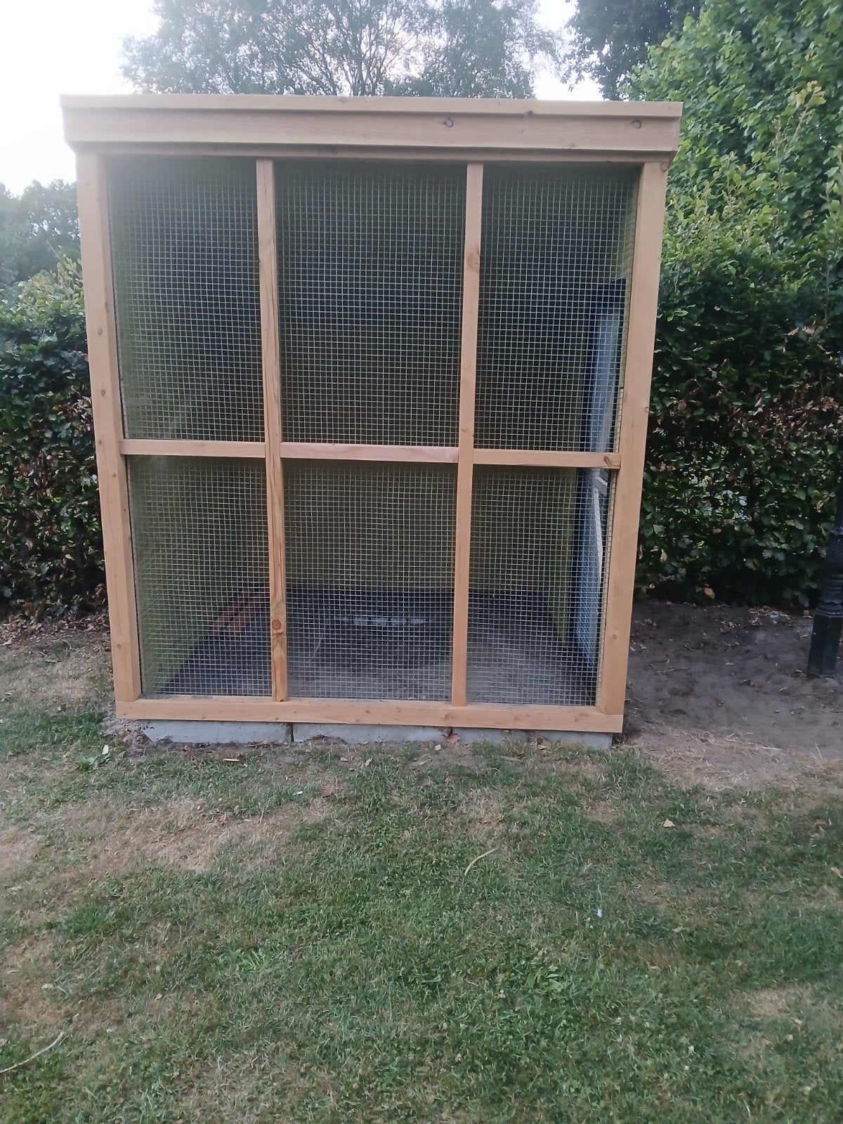 Voliere, kippenhok, dierenverblijf, Dieren en Toebehoren, Vogels | Hokken en Kooien, Ophalen of Verzenden, Nieuw, Hout, Volière