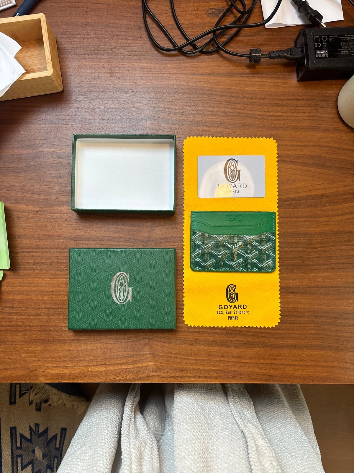 Goyard saint cardholder, Verzenden, Zo goed als nieuw