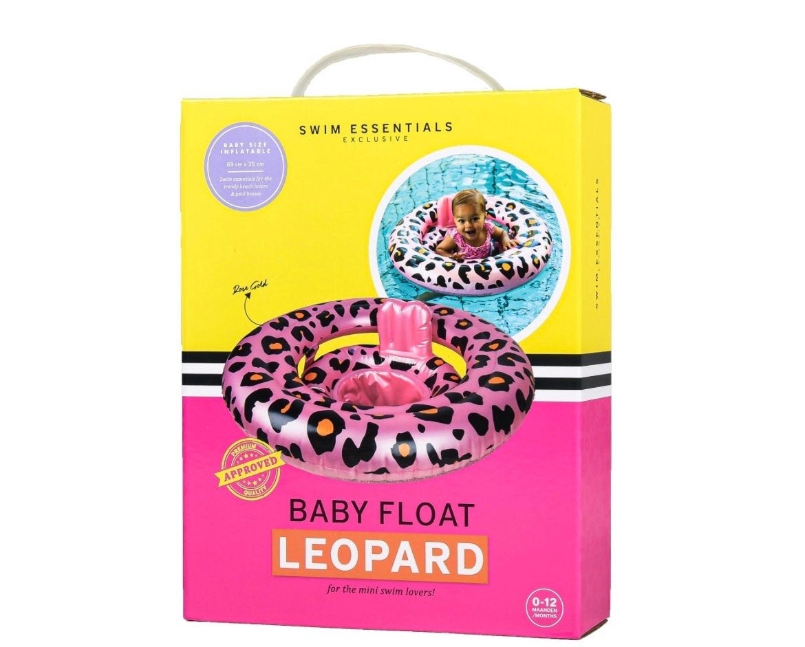 Swim Essentials Baby Float Luipaard Roze Goud, Ophalen of Verzenden, Nieuw