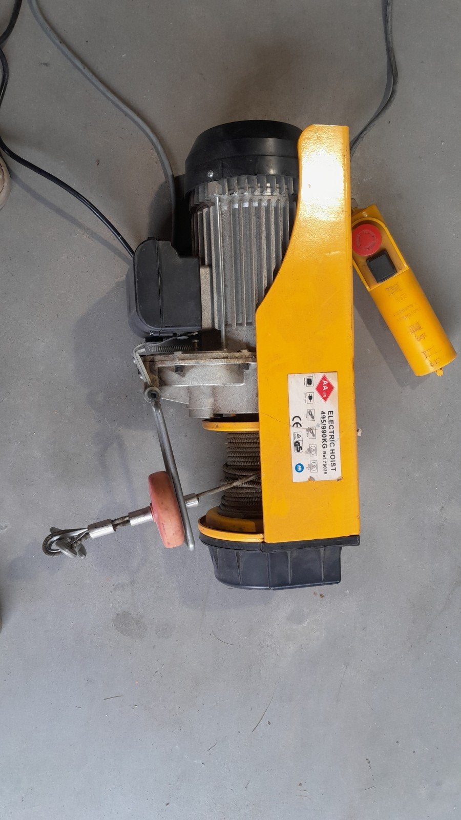 AA-lift Elektrische Takel 495/990KG - Ref. 78025, Ophalen