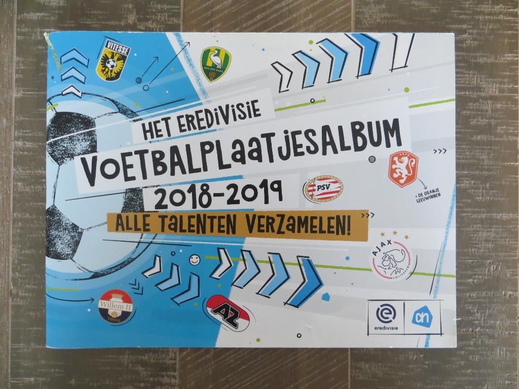 Voetbalplaatjesalbum Albert Heijn Eredivisie 2018-2019, Ophalen of Verzenden, Zo goed als nieuw, Meerdere plaatjes