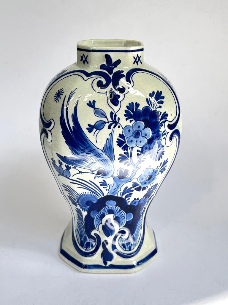 Balustervaas Porceleyne Fles Delft 1915, Ophalen of Verzenden