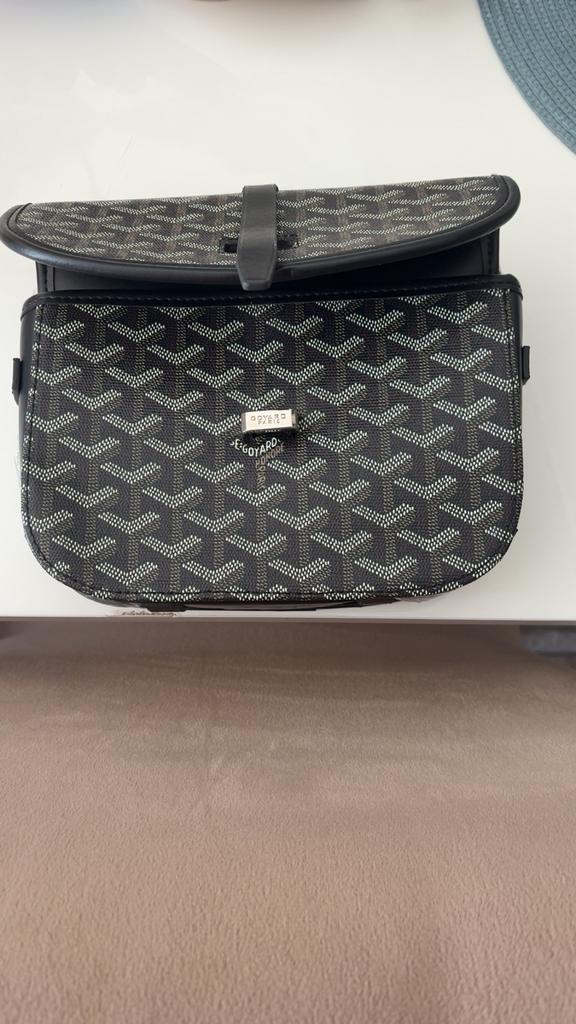 Goyard belvedère tas, Zwart, Nieuw, Leer, Ophalen