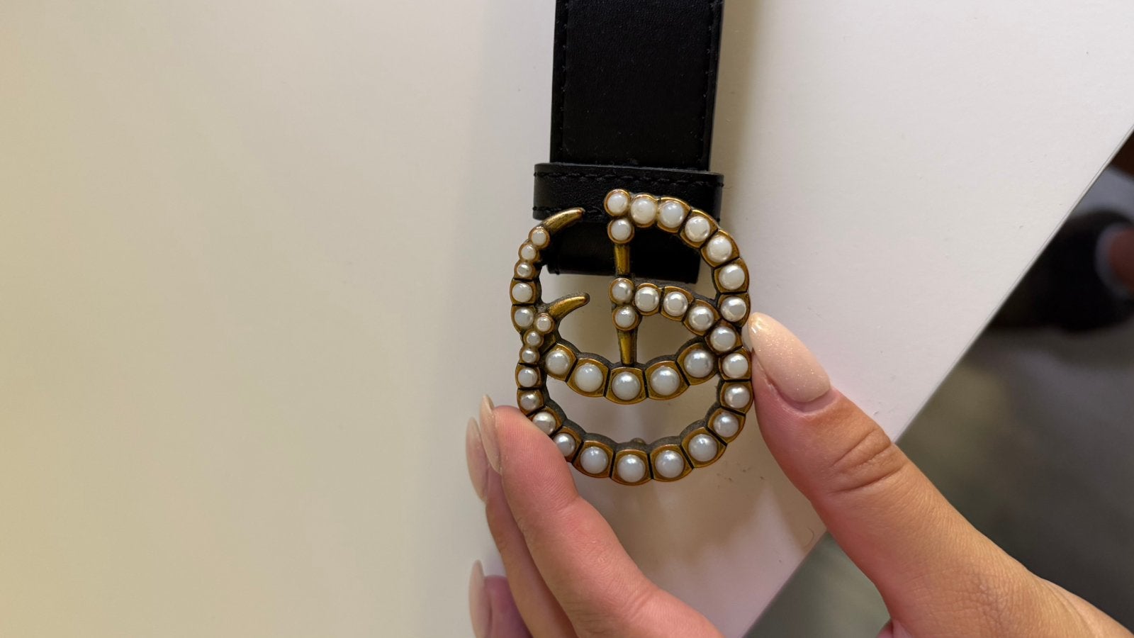 Gucci Riem, Tailleriem, Ophalen of Verzenden, Zo goed als nieuw, 3 tot 5 cm