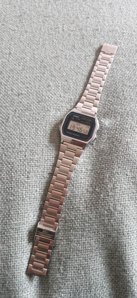 Casio WR A158W horloge (nieuw zonder doos), Overige merken, Staal, Staal, Polshorloge