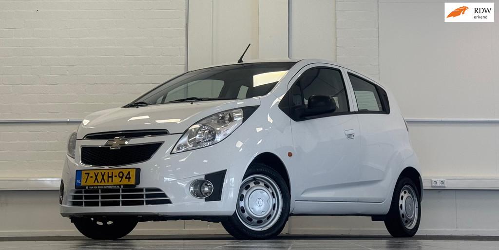 Chevrolet Spark 1.0i 16V LE 2e Eigenaar Airco Garantie, Auto's, Voorwielaandrijving, Stof, Gebruikt, Zwart