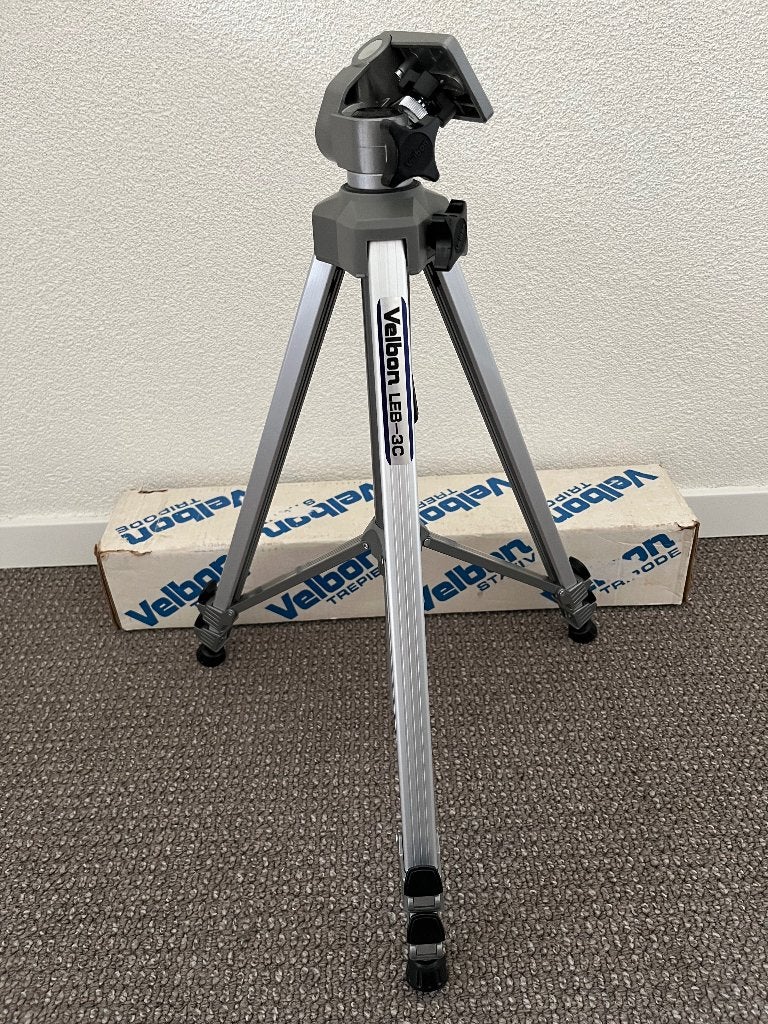 Velbon LEB-3C statief / driepoot (nieuw in doos!), Ophalen of Verzenden, Zo goed als nieuw, Driepoot, Velbon