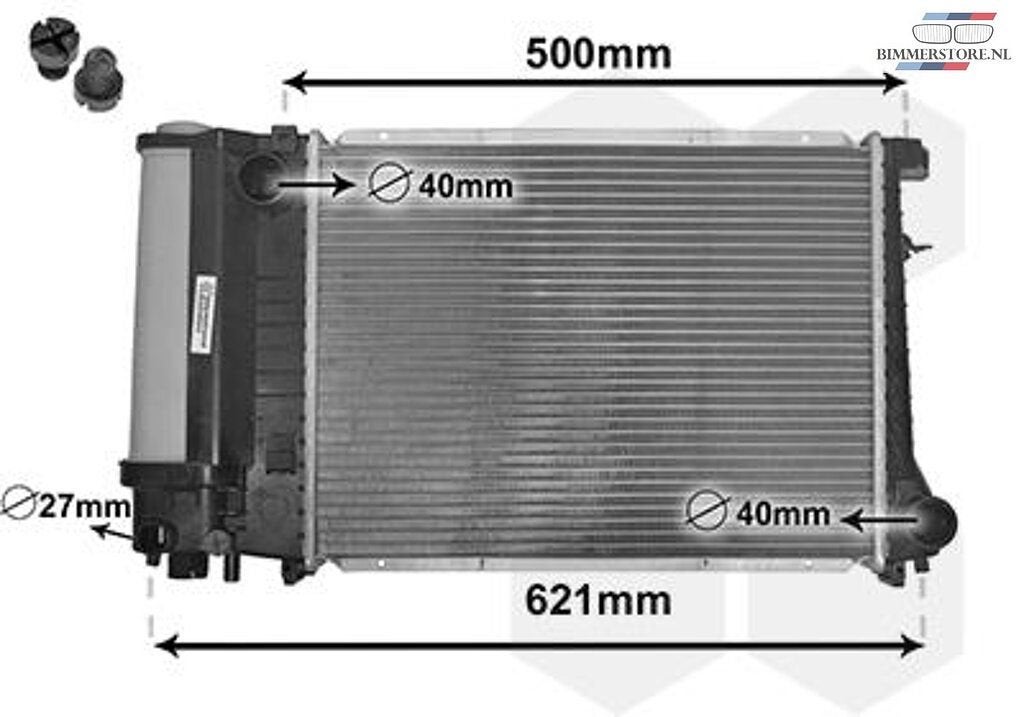 Radiateur 440x327x33 MM schakel BMW 3 serie E30 17111712978, Auto-onderdelen, Motor en Toebehoren, -, -, Nieuw, Ophalen of Verzenden