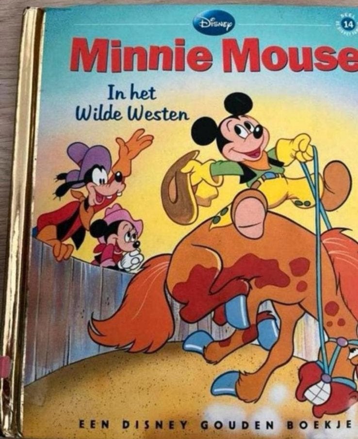 MINNIE MOUSE IN HET WILDE WESTEN, Boeken, Ophalen of Verzenden, Gelezen