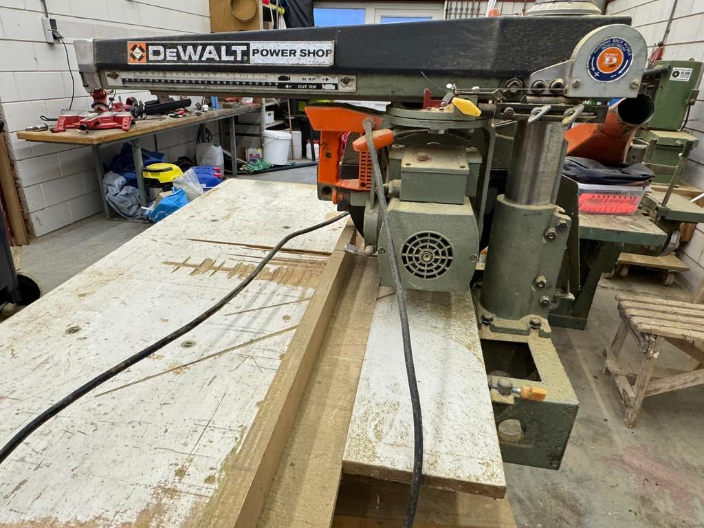 DeWALT Power Shop DW125 – Industriële Afkortzaag – 230v, Ophalen, Zo goed als nieuw