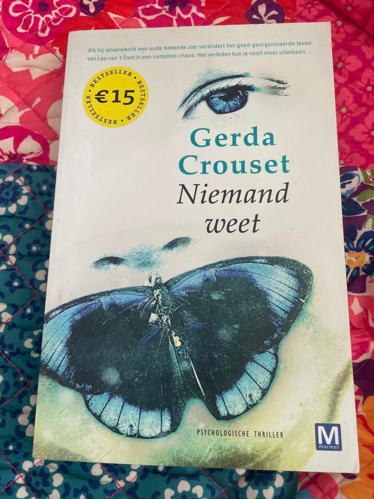 Gerda Crouset - Niemand weet (Psychologische thriller), Ophalen of Verzenden, Zo goed als nieuw, Nederland