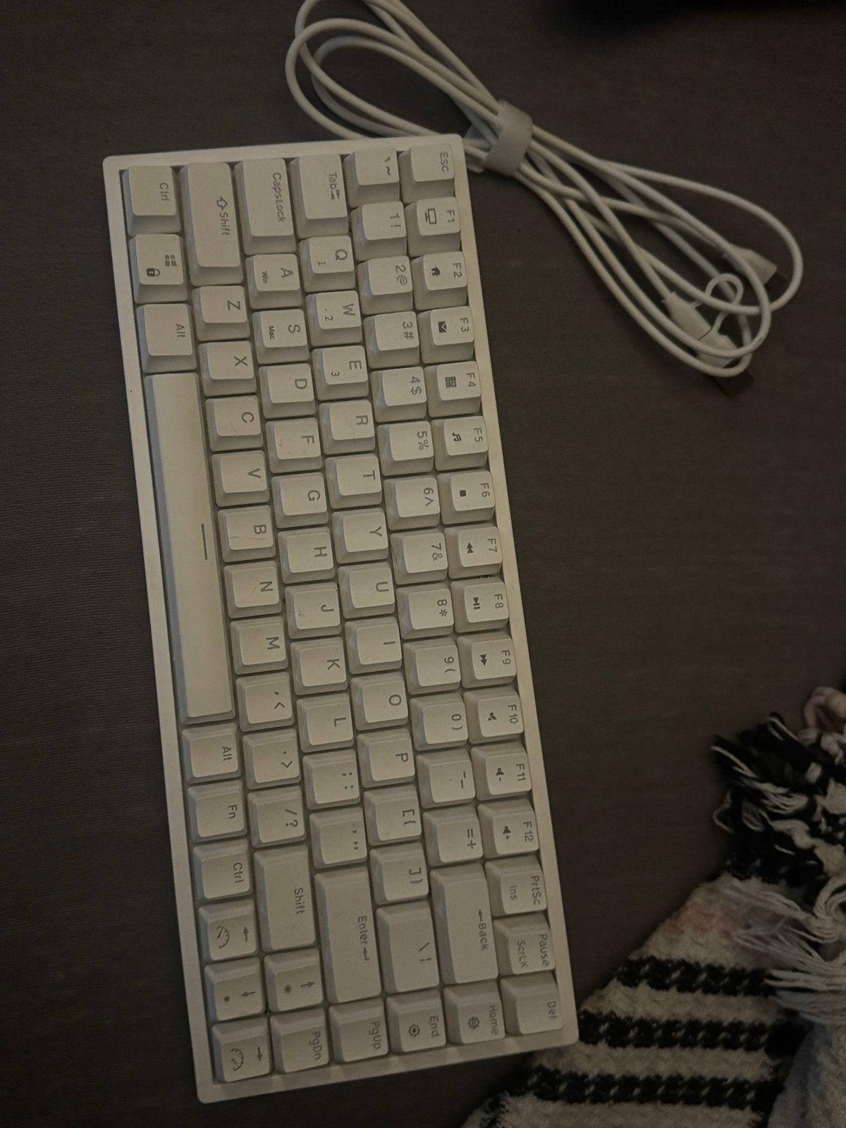 Royal Kludge RK84 Mechanisch Toetsenbord - Wit QWERTY, Computers en Software, Toetsenborden, Gaming toetsenbord, Ophalen of Verzenden