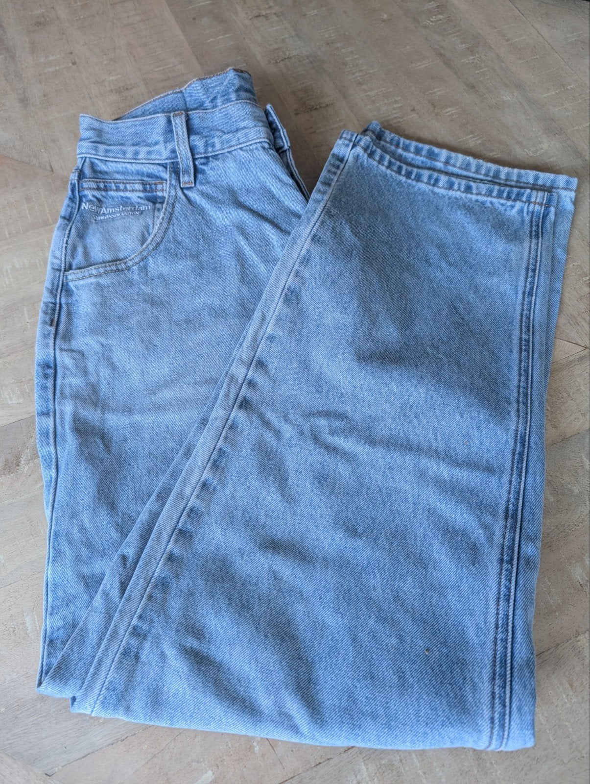 New Amsterdam Surf Association Denim 252, Ophalen of Verzenden, Zo goed als nieuw, Maat 46 (S) of kleiner, Blauw