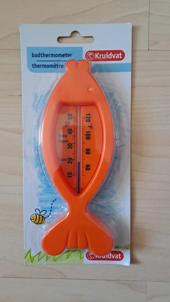Kruidvat Badthermometer Baby Visje Oranje - Nieuw in verpakk, Overige merken, Overige typen, Nieuw, Ophalen of Verzenden