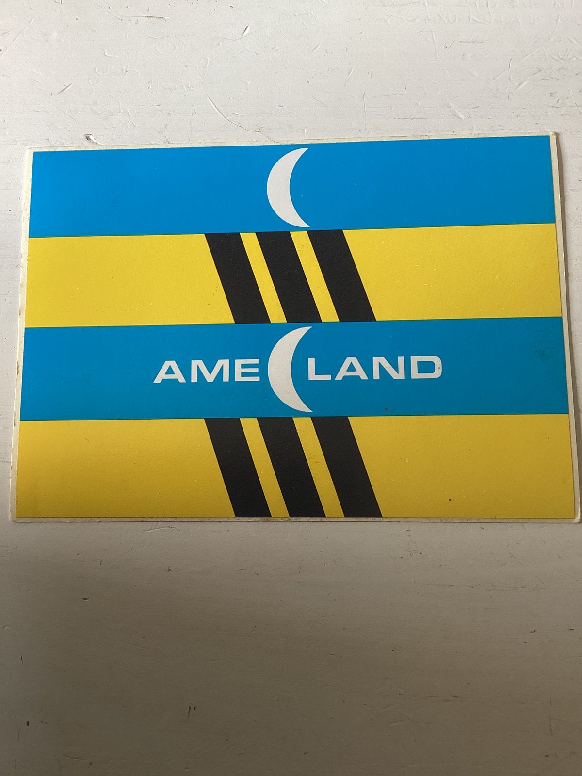 Ansichtkaart/stickerkaart Ameland (Waddeneiland), Verzenden, 1980 tot heden, Gelopen, Waddeneilanden