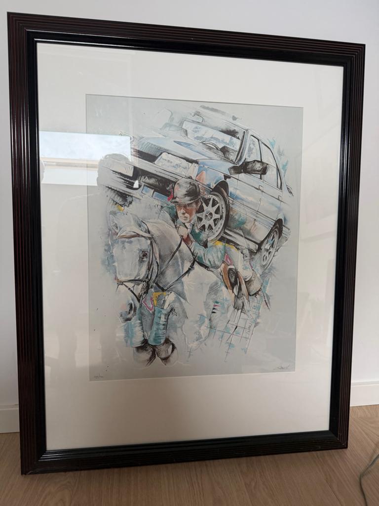 Iwan Westerveen Zeefdruk - Alfa Romeo - 80x120cm, Antiek en Kunst, Ophalen