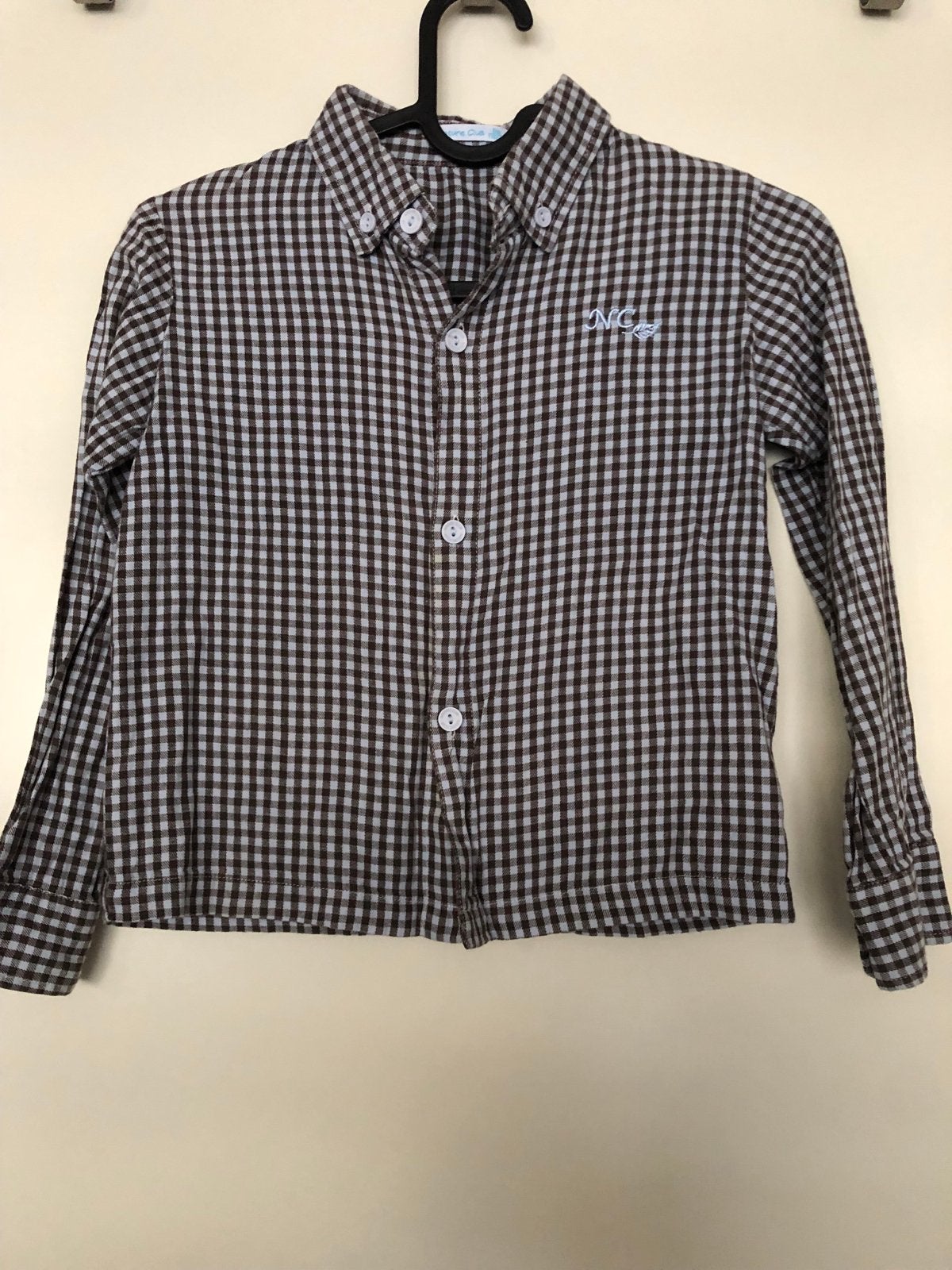 Nature Club geruite blouse voor jongens - Ideaal voor Kerst!, Ophalen of Verzenden, Zo goed als nieuw, Jongen, Overhemd of Blouse