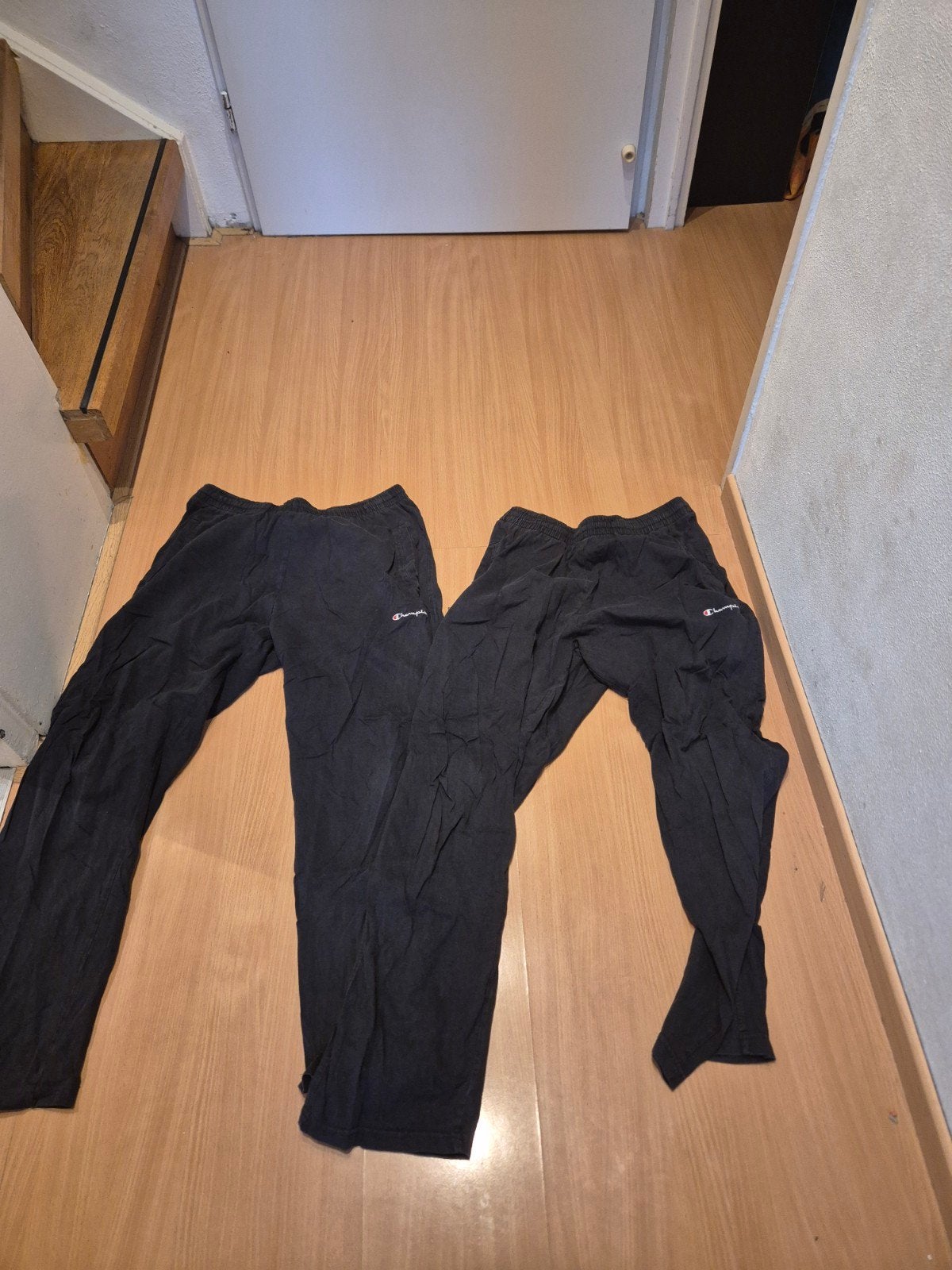 Champion joggingbroeken (2 stuks) - Zwart, Maat L, Maat 52/54 (L), Zwart, Champion, Ophalen of Verzenden
