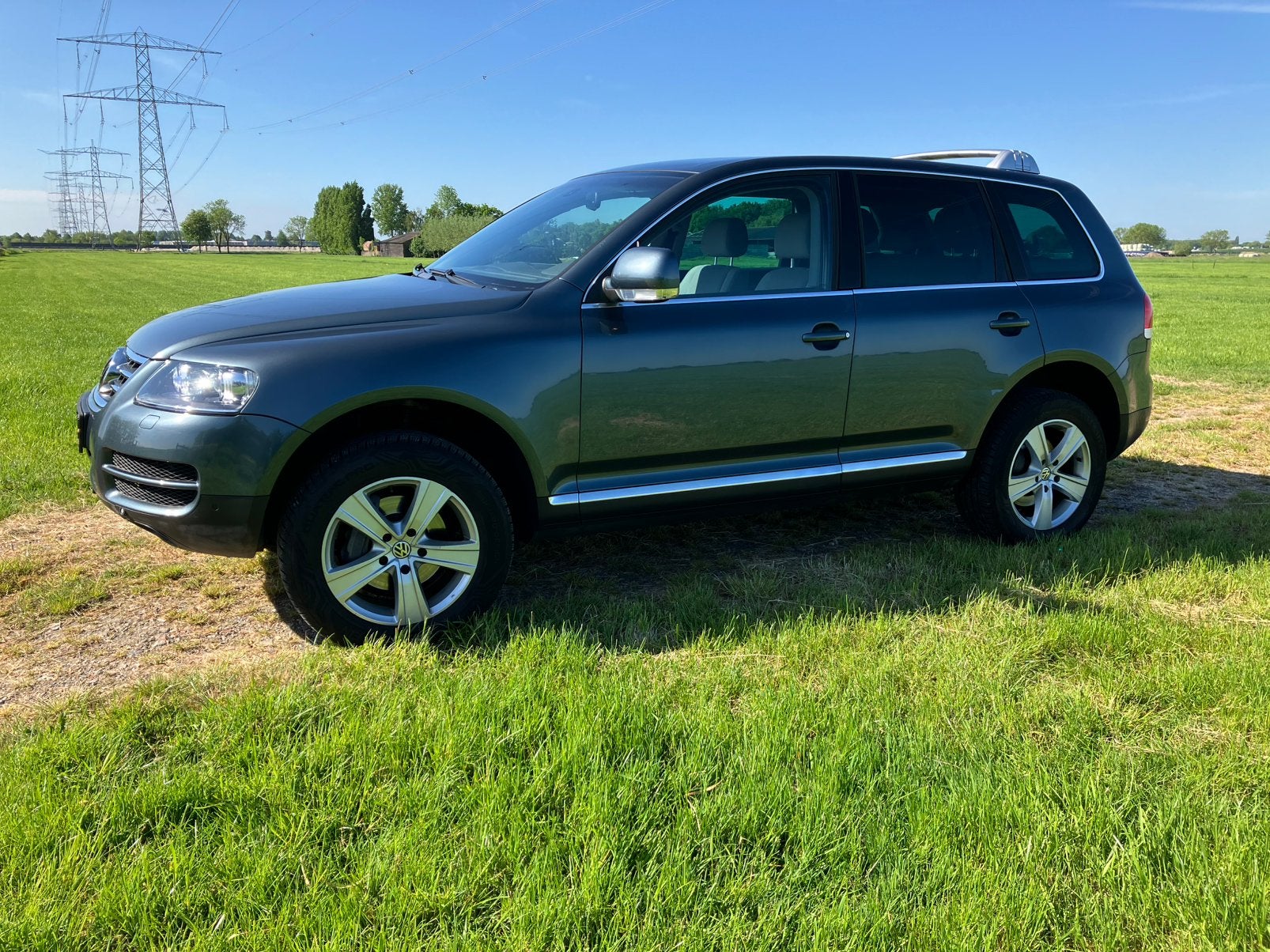Volkswagen Touareg 3.6 206KW 4MOTION AUT 2006 Grijs, Automaat, Origineel Nederlands, 3597 cc, Vierwielaandrijving