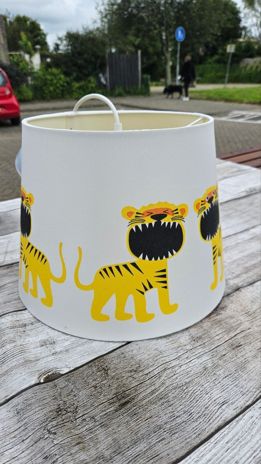 IKEA tijger hanglamp, Ophalen, Gebruikt, Rond