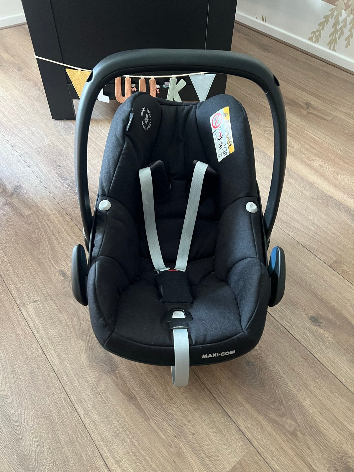 Maxi-Cosi Autostoel Pebble Pro I-Size Nomad Black, Ophalen, Autogordel of Isofix, Slaapstand, Zo goed als nieuw