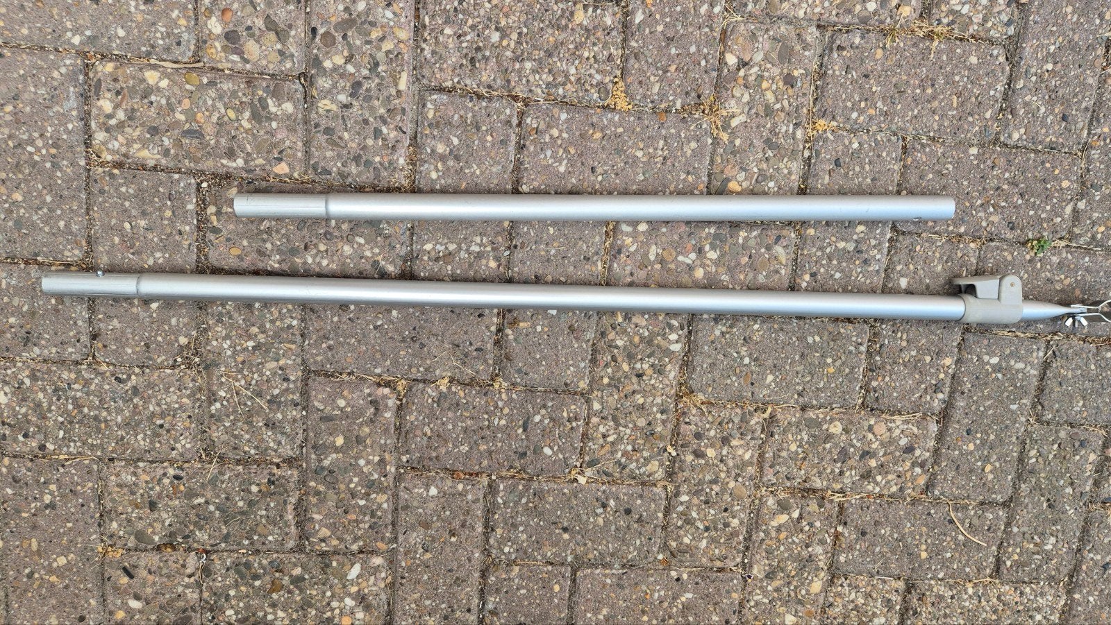 luifelstok, tentstokken Aliminium, Ophalen