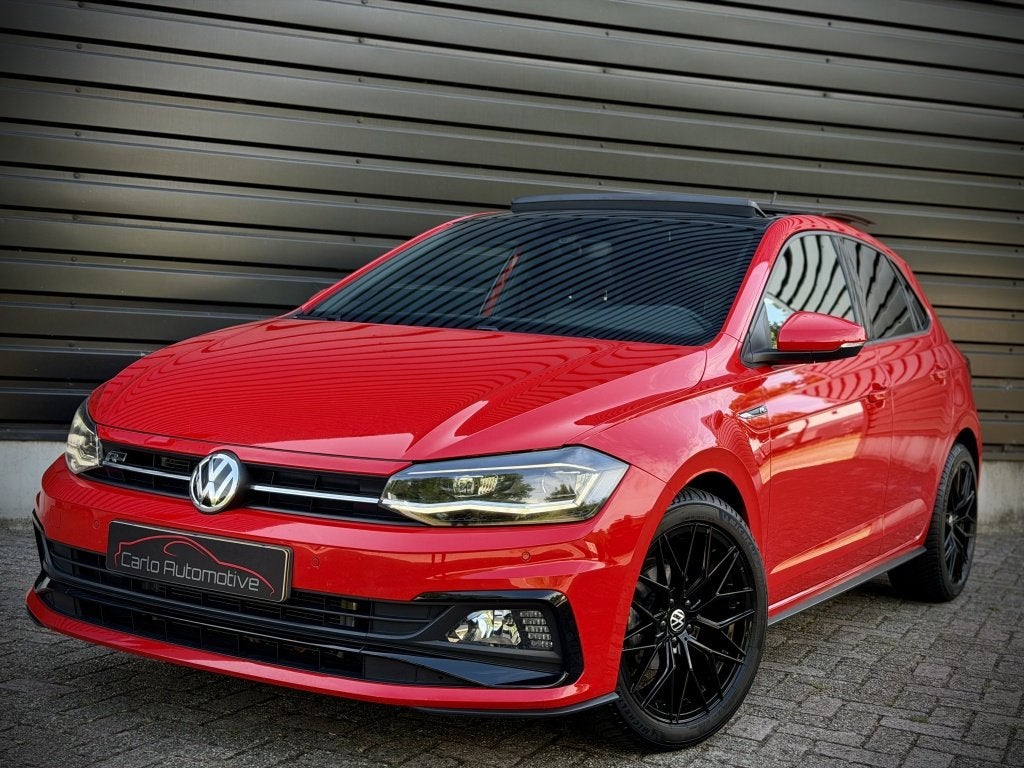 Volkswagen Polo 1.0 TSI 3X R-LINE AUT|PANO|VIRTUAL|LED|CAM|A, Auto's, Automaat, Dealer onderhouden, Gebruikt, Euro 6