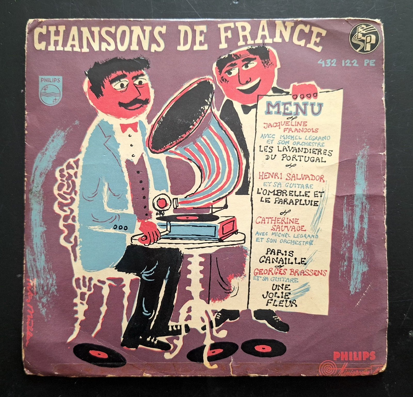 7"-EP/SINGLE  CHANSONS DE FRANCE EP, EP, Ophalen of Verzenden, Gebruikt, EP