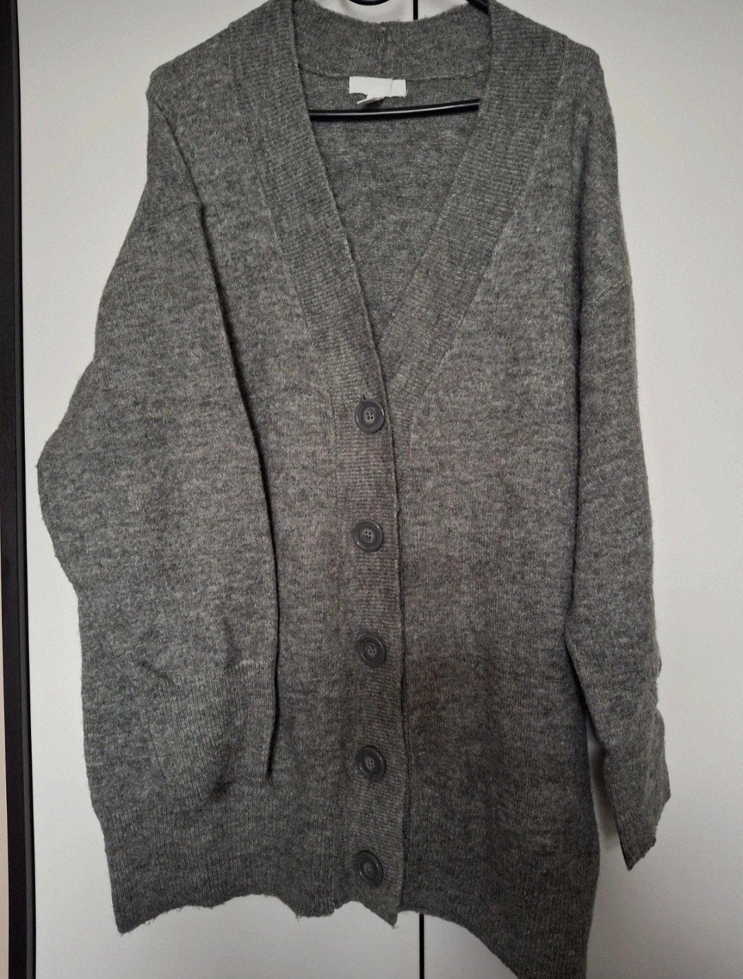 Nieuw lang grijs vest van H&M, maat S, H&M, Nieuw, Ophalen of Verzenden, Maat 36 (S)