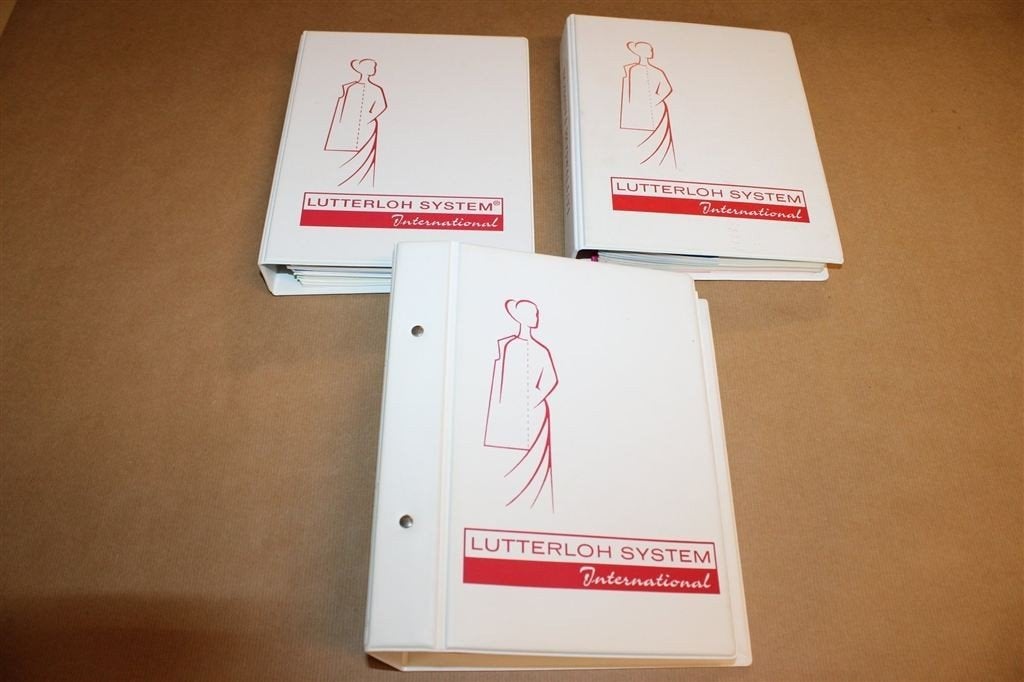Lutterloh System — De Gouden Snit, 3 Banden Naaipatronen, Ophalen of Verzenden, Gelezen, Overige onderwerpen