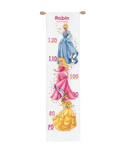 Borduurpakket Groeimeter Princess 70920, ., Nieuw, Ophalen of Verzenden, .