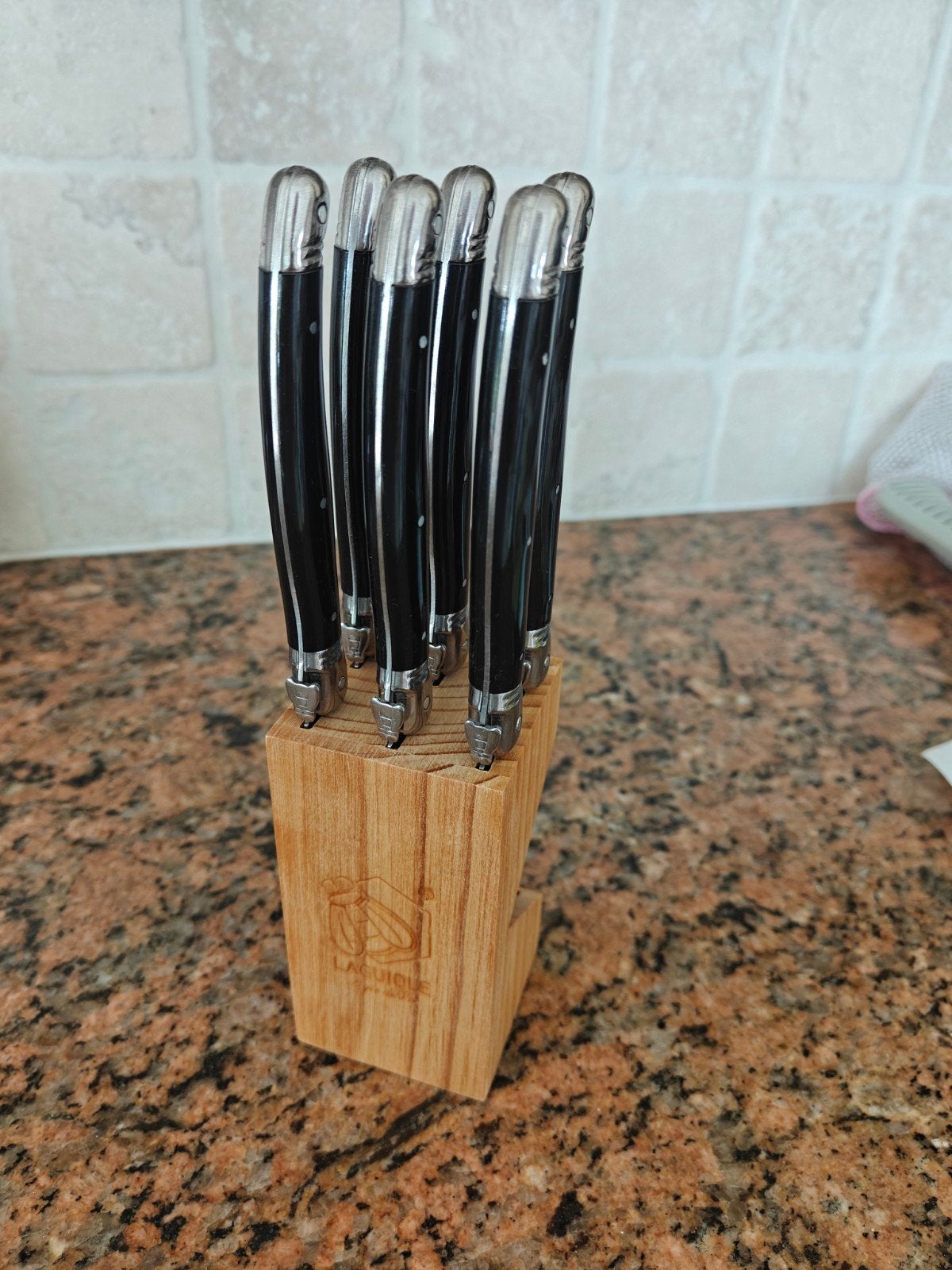 Laguiole steak set knives (6p), Ophalen, Rvs of Chroom